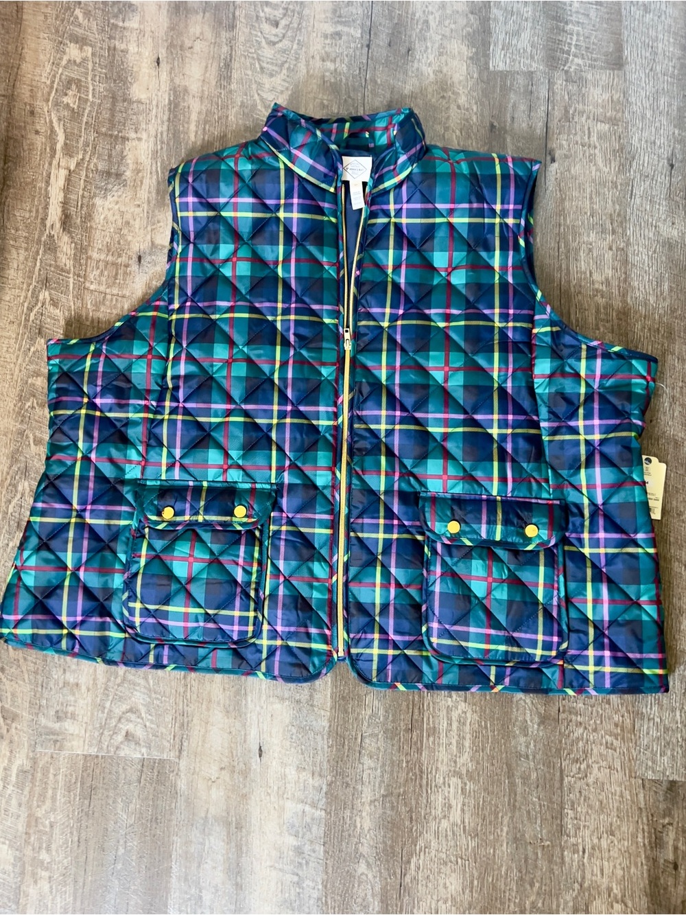 St. John's Bay‎ Women's Plus Size Midweight Quilted Vest-Size 4X